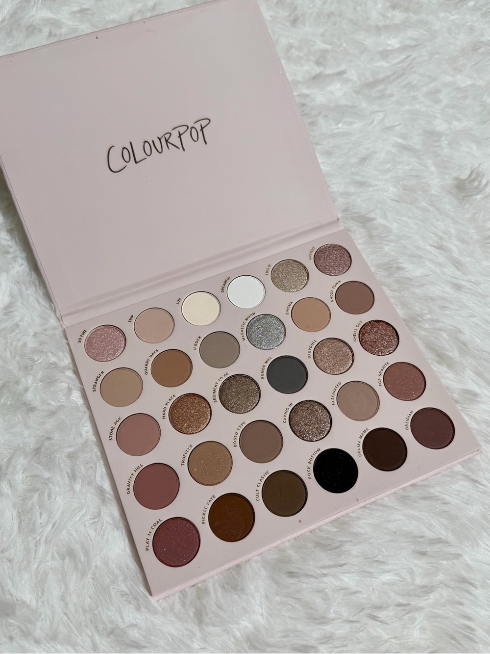 NEW ColourPop stone cold fox Neutral Eyeshadow Palette - Soft Pink & Brown Tones
